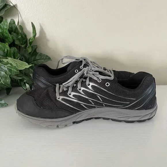 Merrell Bare Access GTX Womens Trail Running Hiking Shoes 10 Black Gray Silver - Picture 7 of 16